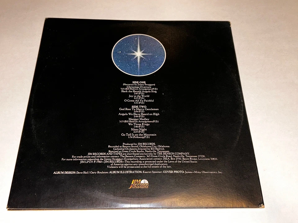 Jimmy Swaggart And It Came To Pass Christmas LP 135 Vinyl Holiday LP 22S - Image 4 of 4