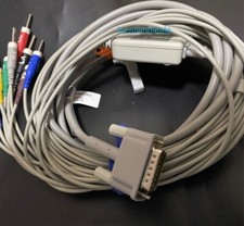 Bionet 10 Lead ECG EKG Cable CardioCare 2000 din 3.0 Compatible