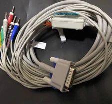 Bionet 10 Lead ECG EKG Cable CardioCare 2000 din 3.0 Compatible