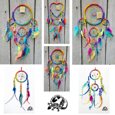 Traumfänger, Dreamcatcher mit Beads verschiedene Größen Indianer Indian Deko
