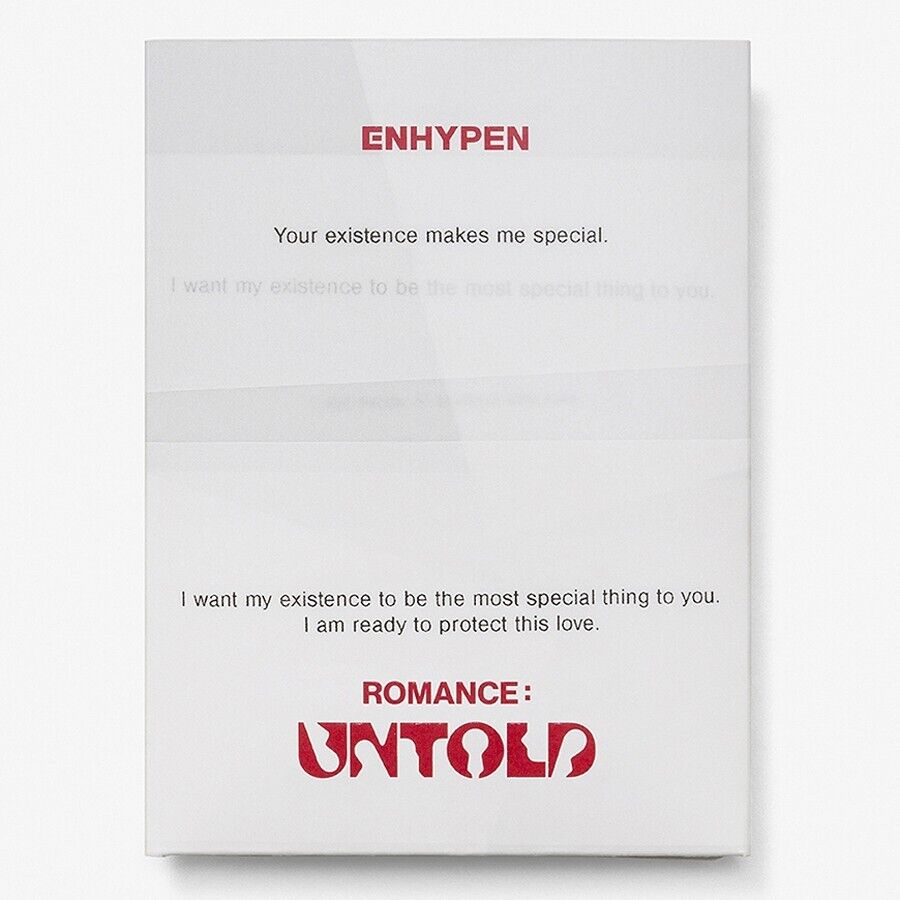 ENHYPEN ROMANCE : UNTOLD 2nd Full Album WEVERSE Ver/QR Card+ ENHYPEN ROMANCE : UNTOLD 2nd Full Album WEVERSE Ver/QR Card+