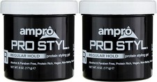 Ampro Pro Styl Protein Styling Gel Pack of 2 - 6oz each New