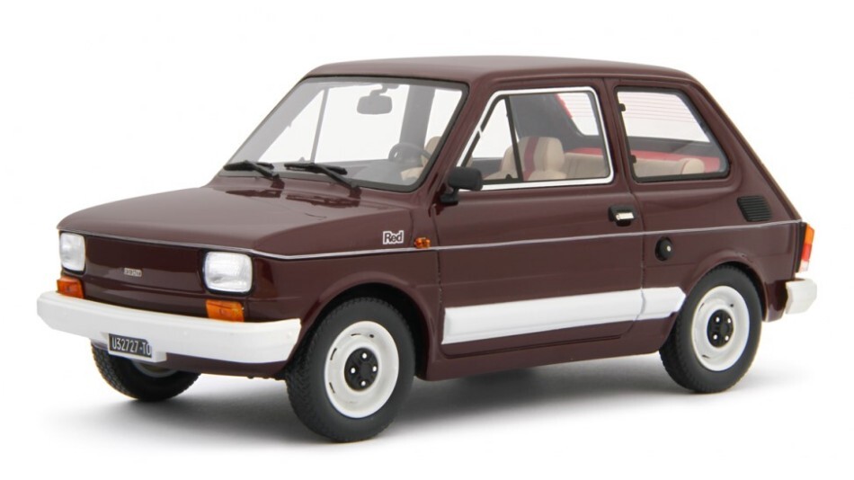 Vehicles 1:18 Scale Model Car LaudoRacing FIAT 126 Personal 4 1980 Red