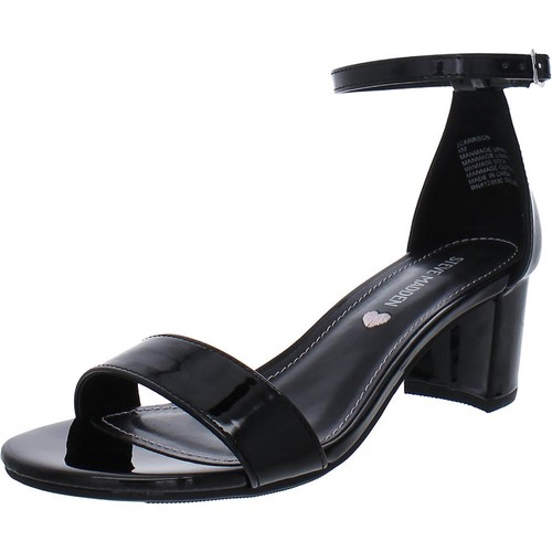 Steve Madden Womens JCarrson Black Dress Sandals Shoes 7 Medium (B,M) BHFO 7326