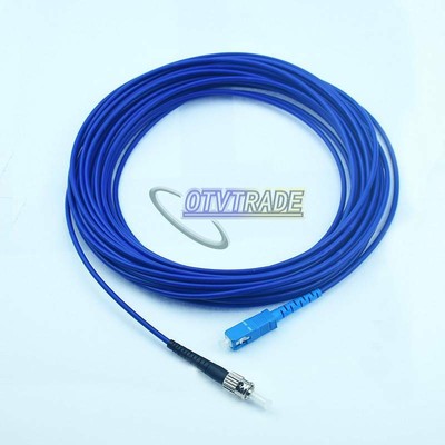 20M Armored Cable Fiber Patch Cord SC to ST SM 9/125 3.0mm Single Core Simplex