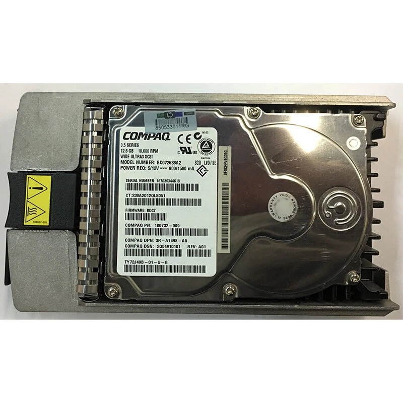 Ultra SCSI внутренний 10000 об/мин скорость вращения 73 ГБ емкость