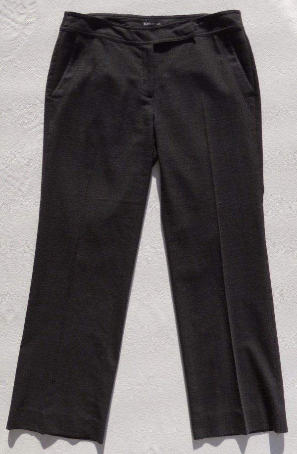 EILEEN FISHER Womens Gray Straight leg Pants main image 1