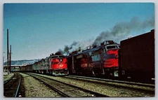 Postcard B 237, City of San Francisco # 101, Southern Pacific's # 101 & 102