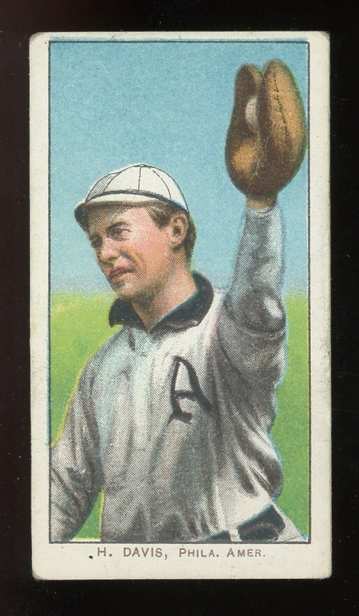 1909-11 T206 Baseball #121 Harry Davis (Phila. Davis On Front) VG