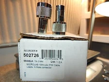 Microlab Pim Load 10w N connectors Dummy Cable Loads?? See Pictures 