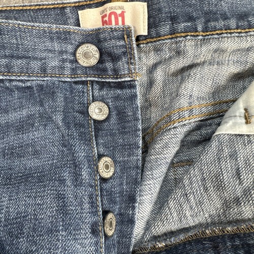 Levi’s 501 Jeans Men’s 40x30 Original Fit  “Have been hemmed see photo” - Picture 5 of 17