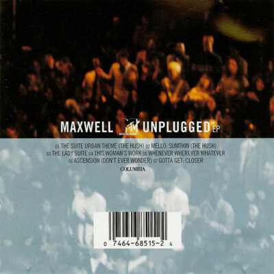 Maxwell    - MTV Unplugged   -    New Factory Sealed CD