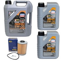 MotoröL Set Top Tec 4200 5W-30 Liqui Moly 7 Liter + ÖLfilter FüR BMW 3Er 320 5Er