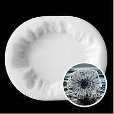 OVAL Rock Edge Coaster Silicone Mold AU
