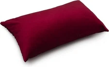 Square Norott Pillow Vault, Decorative Home Soft Comfort Foam Bed- Crimson