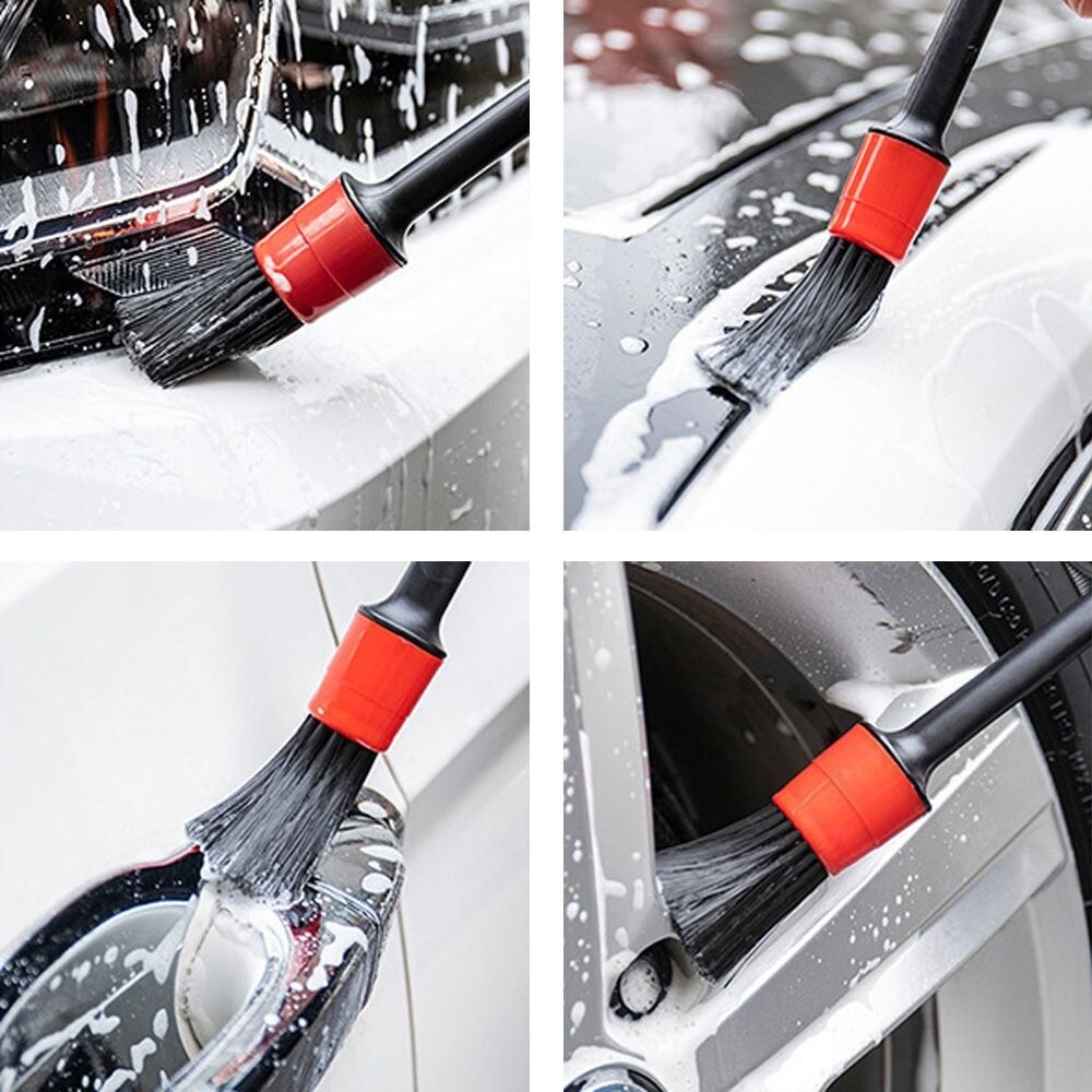 Detail Brush Car Detailing Brush 5X Vehicle Wheel Brush Car Wash Soft