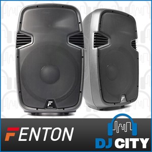 15 inch powered speakers pair