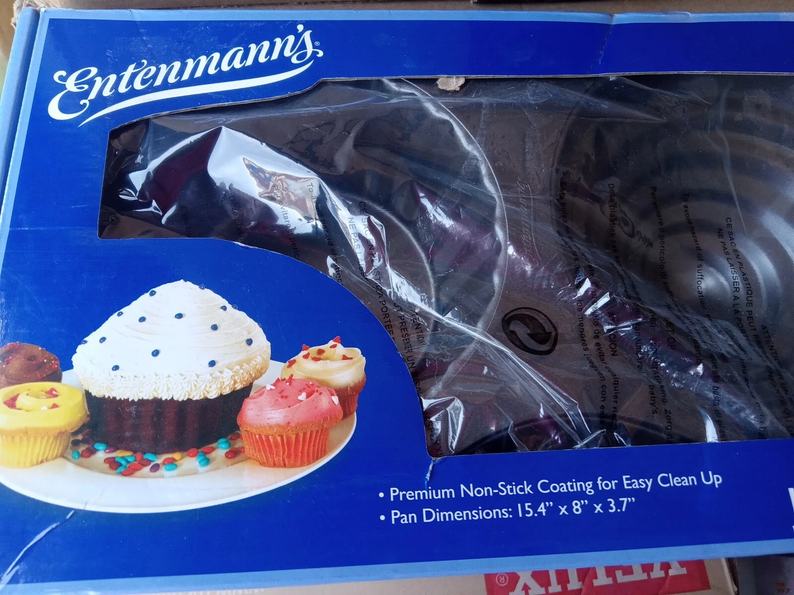 Entenmann's Jumbo Cupcake Pan NIB FREE SHIPPING