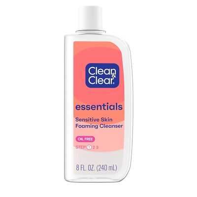 Clean & Clear Essentials Foaming Facial Cleanser Oil-Free Daily Face Wash