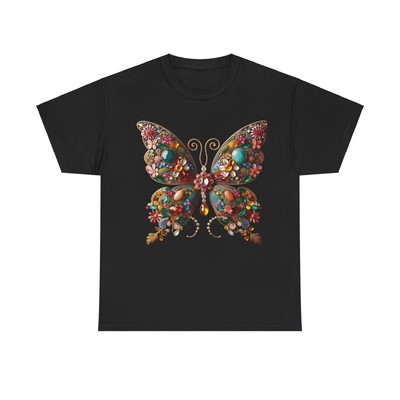 Enchanting Butterfly Brooch Unisex T Shirt Graphic Tee T Shirt Unisex