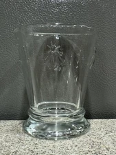 Bee by La Rochere 8 oz Flat Tumbler 4” Paris France Musees Clear Glass in EUC!