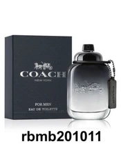 Coach New York Cologne for Men 3.3 oz / 100 ml EDT Spray New Retail Sealed Box 