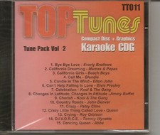 KARAOKE TOP TUNES POP Vol:2 CD G TT011