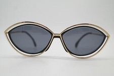 Sunglasses Silhouette 6173 /20 Gold Black Oval Glasses New