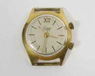 USSR Russian mechanical watch 1MChZ POLJOT ALARM SIGNAL Gold Plated AU-20