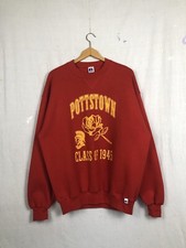 1990's Russell Athletic Pottstown "Class of 1945" red  yellow crewneck