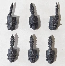 Wargames Atlantic Grognard Shako Head x 6 28mm Imperial Guard