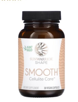 Sunwarrior Shape SMOOTH Cellulite Care Dietary 30 Vegan Capsules - Exp. 1/2027