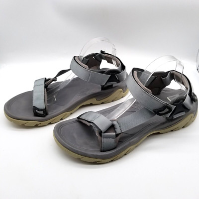 Madden by Steve Madden Men Nylon Hiking Sandals Size 13 Gray Strappy