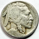 1920-S Buffalo Nickel 5c Coin Circulated Semi-Key Date #2