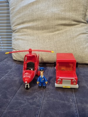Postbote Pat Hubschrauber und Van plus Pat Figur Spielzeug Konvolut, Cbeebies Pat 1, Pat 3