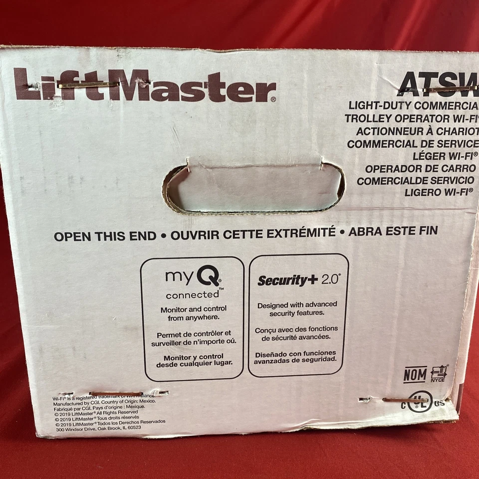 LiftMaster (ATSW) Light-Duty Commercial Trolley Door Operator myQ Wi-Fi - New! - Image 4 of 4