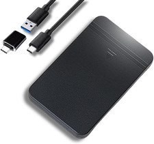 Portable 500GB External Hard Drive - USB 3.0 & USB C for PC, Mac, PS5 (Storage O