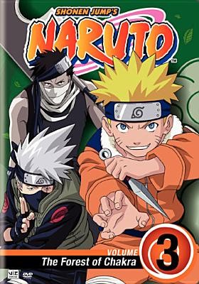 Naruto, Vol. 3 - The Forest of Chakra, DVD Animated, Color, Full Screen, Mu