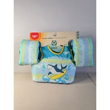 Speedo Kids Splash Jammer Life Jacket PFD 33-55 lbs Shark Blue USCG Approved NEW