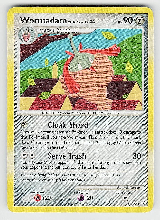 Arceus #51/99 Wormadam Trash Cloak