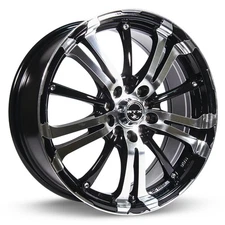 18 Inch Black Alloy Wheel Rim for Chevrolet Classic, RTX 82677 18x7.5 5x100 5Lug