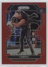 2022 Panini Prizm WWE Red Prizm 248/299 Tamina Snuka Tamina #156 ms9