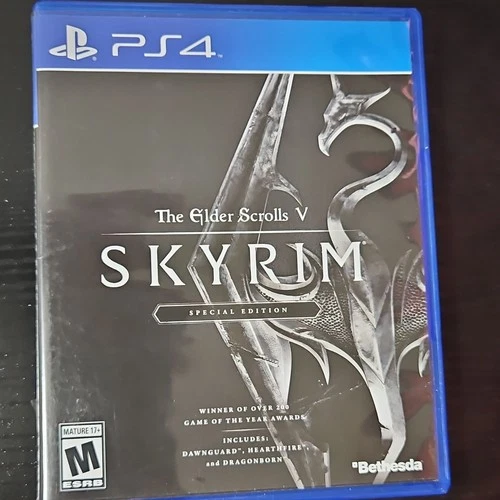 Bethesda Skyrim Special Edition PS4 Includes Dawnguard Hearthfire Dragonborn