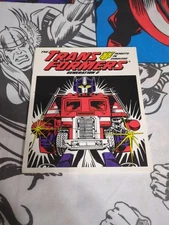 1992 Wal Mart Kid's Meal Transformers G2 Booklet and Puzzle