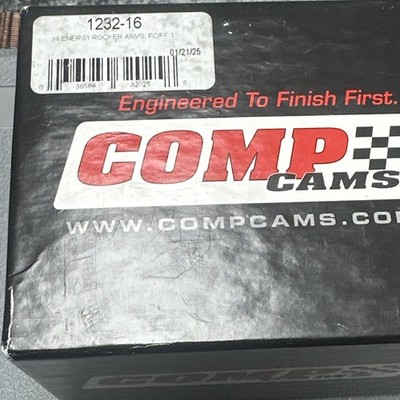 Comp Cams 1232-16 High Energy Steel Rocker Arms Pedestal 1.73 Ratio For Ford NEW