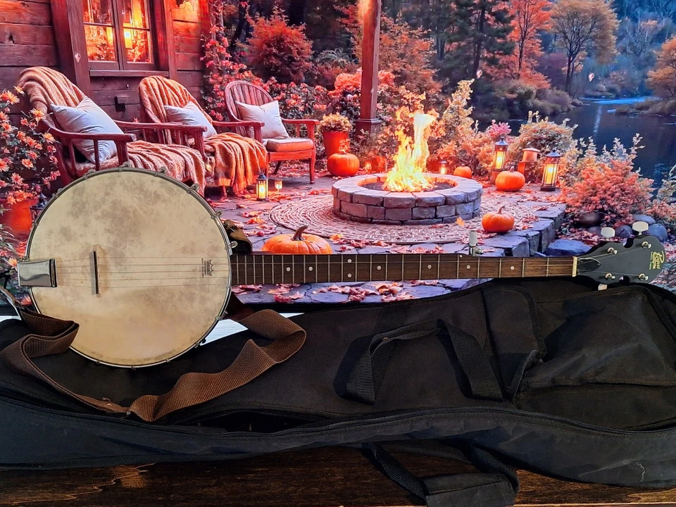 ROUGE 5 String Banjo (includes soft side gig bag) - Image 2 of 4