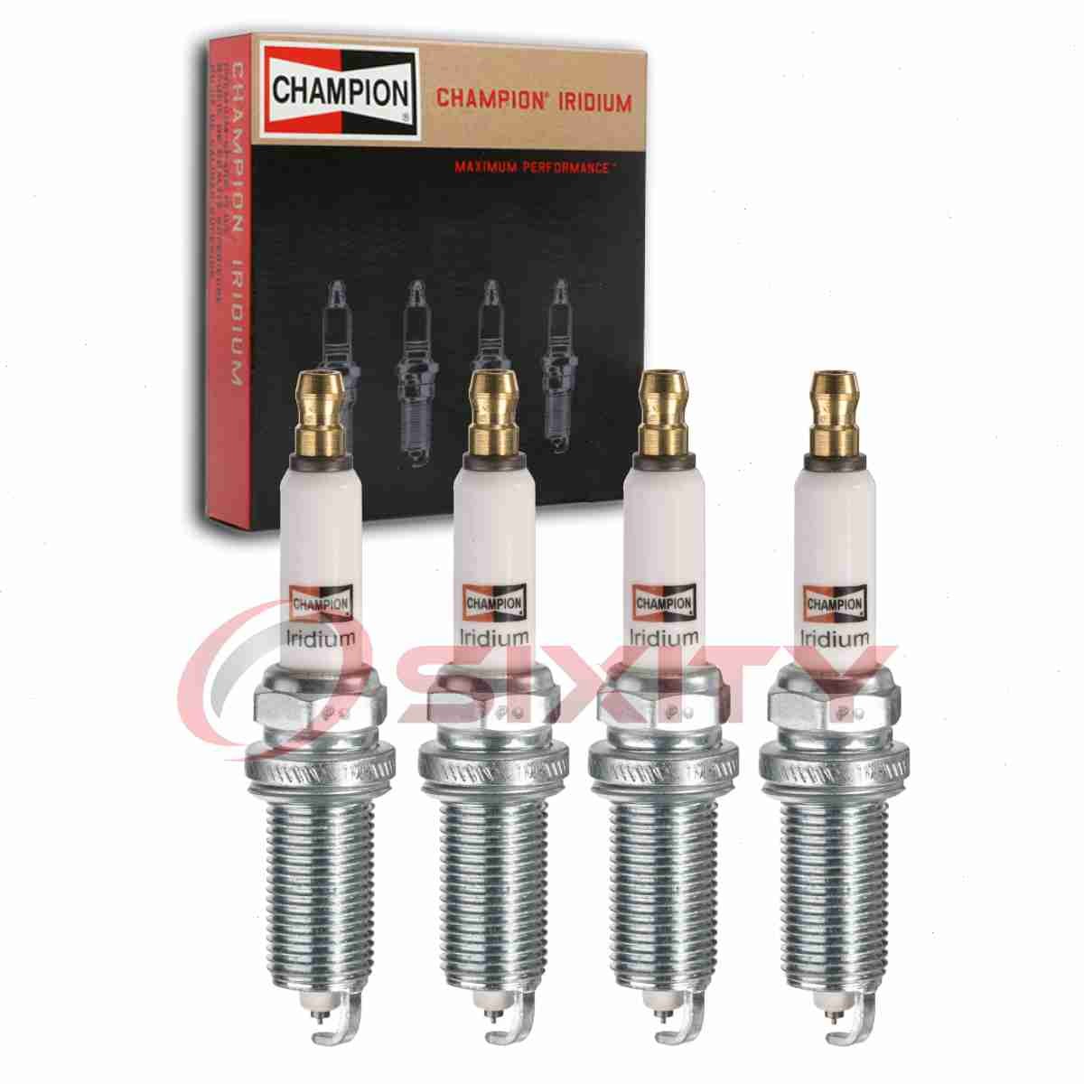 4 pc Champion Iridium Spark Plugs for 2015-2017 Lexus NX200t 2.0L L4 ca
