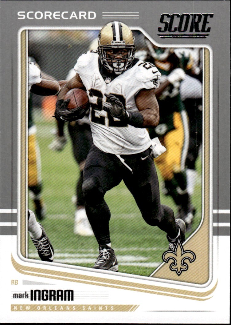 2018 Score #220 Mark Ingram Scorecard