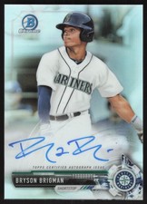 2017 Bowman Chrome #CPA-BB Bryson Brigman Prospect Autographs Refractor #/499