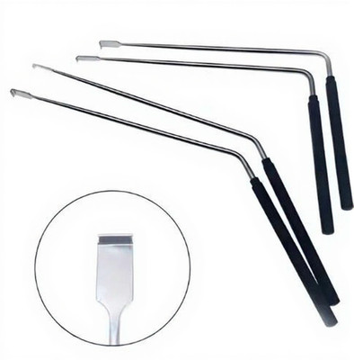 Orthopedic Nerve Root Hook Retractor 90° 135° - Black Handle 4PCS Set